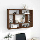 Vidaxl wandschap 75x16x55 cm bewerkt hout bruin eikenkleur