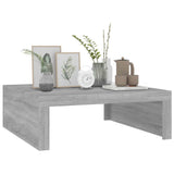 Vidaxl salontafel 100x100x35 cm bewerkt hout grijs sonoma eikenkleurig