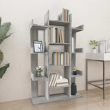 Vidaxl boekenkast 86x25,5x140 cm bewerkt hout grijs sonoma eiken