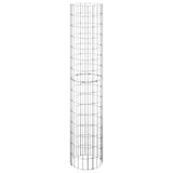Vidaxl gabion paal rond ø30x150 cm gegalvaniseerd staal