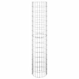 Vidaxl gabion paal rond ø30x150 cm gegalvaniseerd staal