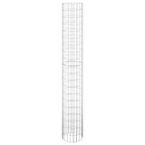 Vidaxl gabion paal rond ø30x200 cm gegalvaniseerd staal
