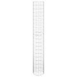 Vidaxl gabion paal rond ø30x200 cm gegalvaniseerd staal