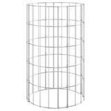 Vidaxl gabion plantenbakken 3 st rond verhoogd ø30x50 cm staal
