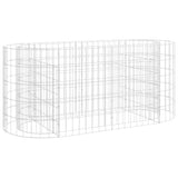 Vidaxl gabion plantenbak verhoogd 120x50x50 cm gegalvaniseerd ijzer
