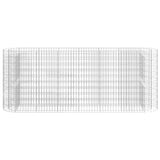 VidaXL Gabion plantenbak verhoogd 260x50x100 cm gegalvaniseerd ijzer