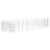 Vidaxl gabion plantenbak verhoogd 300x100x50 cm gegalvaniseerd ijzer