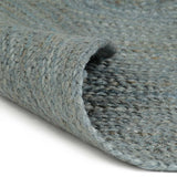 Vidaxl vloerkleed handgemaakt rond 240 cm jute olijfgroen