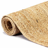 Vidaxl vloerkleed handgemaakt 80x250 cm jute