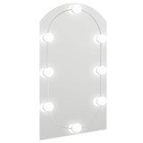 VidaXL Spiegel met LED-verlichting boog 70x40 cm glas