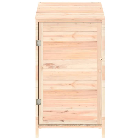 Vidaxl tuinschuur 55x52x112 cm massief vurenhout