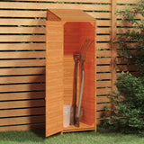 Vidaxl tuinschuur 55x52x174,5 cm massief vurenhout bruin