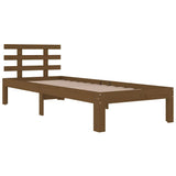 Vidaxl bedframe massief hout honingbruin 100x200 cm