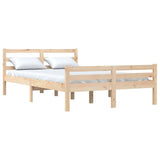 Vidaxl bedframe massief hout 135x190 cm