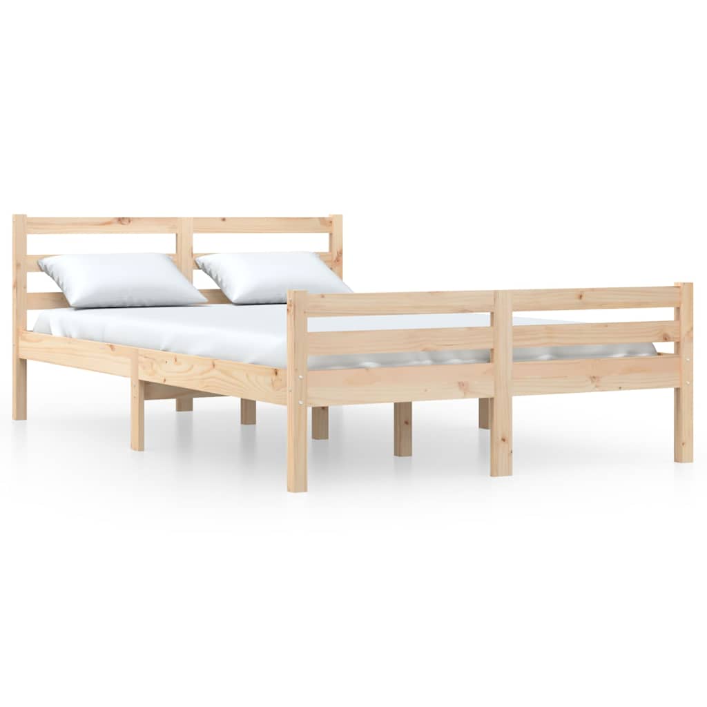 Vidaxl bedframe zonder matras massief hout 140x200 cm