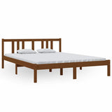 Vidaxl bedframe massief hout honingbruin 150x200 cm