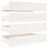 Vidaxl bedlades 4 st massief grenenhout