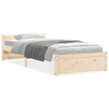 Vidaxl bedframe massief hout 90x190 cm