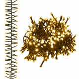 Vidaxl lichtslinger cluster met 1000 led's warmwit 11 m pvc
