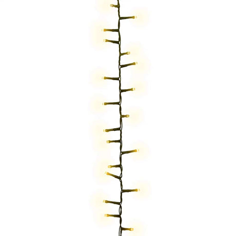 Vidaxl lichtslinger compact met 2000 led's warmwit 45 m pvc