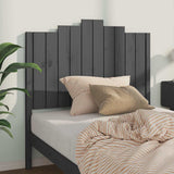 Vidaxl hoofdbord 106x4x110 cm massief grenenhout grijs
