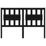 Vidaxl hoofdbord 145,5x4x100 cm massief grenenhout zwart
