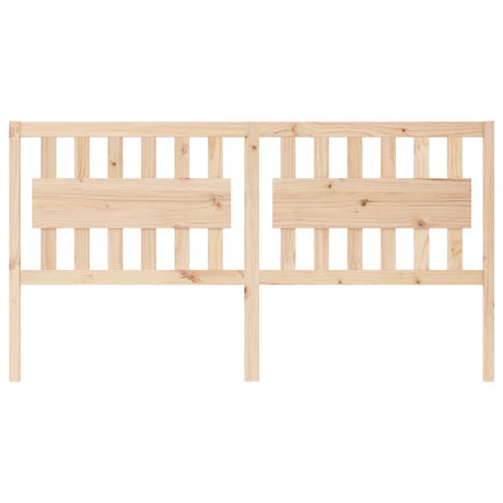 Vidaxl hoofdbord 185,5x4x100 cm massief grenenhout