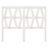 Vidaxl hoofdbord 146x4x100 cm massief grenenhout wit