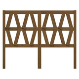 Vidaxl hoofdbord 146x4x100 cm massief grenenhout honingbruin