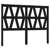 Vidaxl hoofdbord 146x4x100 cm massief grenenhout zwart