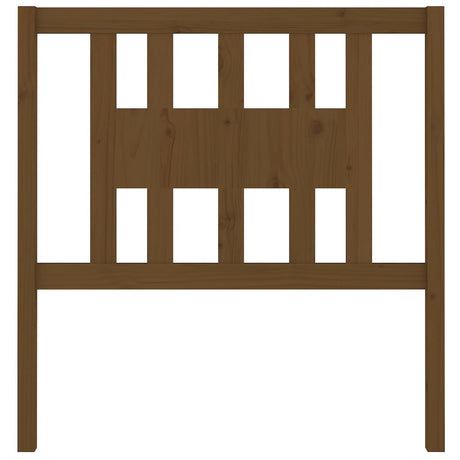 Vidaxl hoofdbord 106x4x100 cm massief grenenhout honingbruin