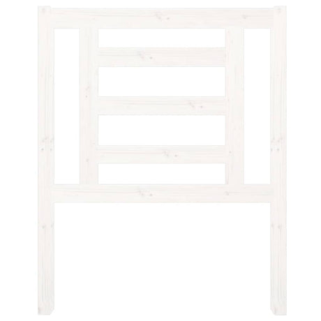 Vidaxl hoofdbord 81x4x100 cm massief grenenhout wit