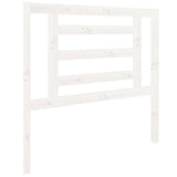 Vidaxl hoofdbord 96x4x100 cm massief grenenhout wit