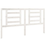 Vidaxl hoofdbord 166x4x100 cm massief grenenhout wit