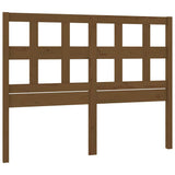 Vidaxl hoofdbord 205,5x4x100 cm massief grenenhout honingbruin