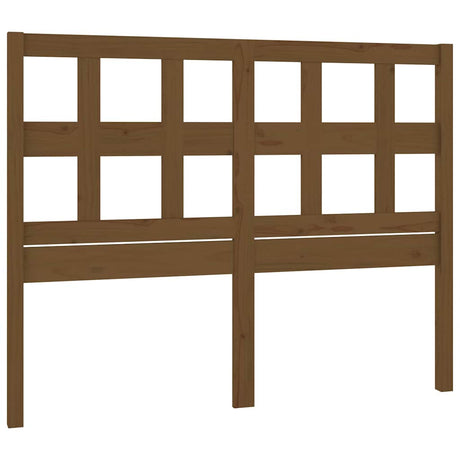 Vidaxl hoofdbord 205,5x4x100 cm massief grenenhout honingbruin