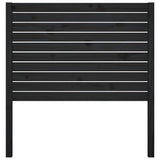 Vidaxl hoofdbord 81x4x100 cm massief grenenhout zwart