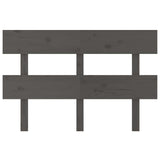Vidaxl hoofdbord 124x3x81 cm massief grenenhout grijs