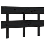 Vidaxl hoofdbord 138x3x81 cm massief grenenhout zwart