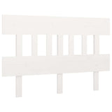 Vidaxl hoofdbord 203,5x3x81 cm massief grenenhout wit