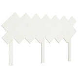 Vidaxl hoofdbord 141x3x80,5 cm massief grenenhout wit