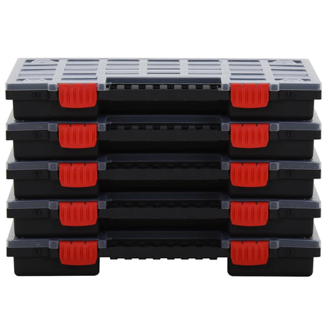Vidaxl assortimentsdozen 5 st 40x30x5 cm polypropeen