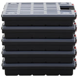 Vidaxl assortimentsdozen 5 st 40x30x5 cm polypropeen