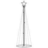 Vidaxl kegelkerstboom 108 led's 70x180 cm meerkleurig