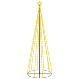 Vidaxl kegelkerstboom 310 led's 100x300 cm warmwit
