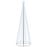 VidaXL Kegelkerstboom 310 LED's 100x300 cm koudwit