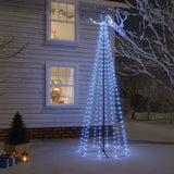 VidaXL Kegelkerstboom 310 LED's 100x300 cm blauw