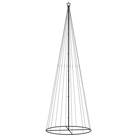 Vidaxl kegelkerstboom 732 led's warmwit 160x500 cm