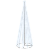 VidaXL Kegelkerstboom 732 LED's koudwit 160x500 cm