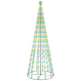 Vidaxl kegelkerstboom 732 led's meerkleurig 160x500 cm